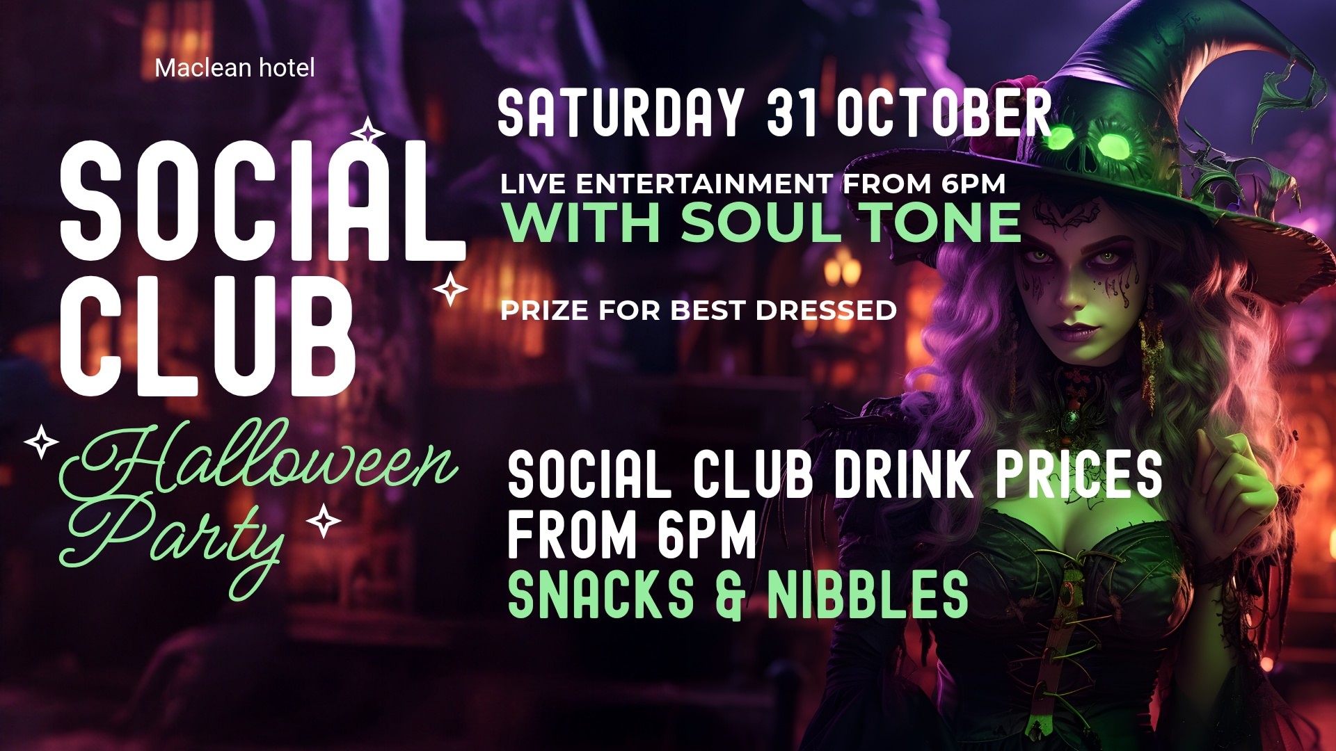 Social Club Halloween Party